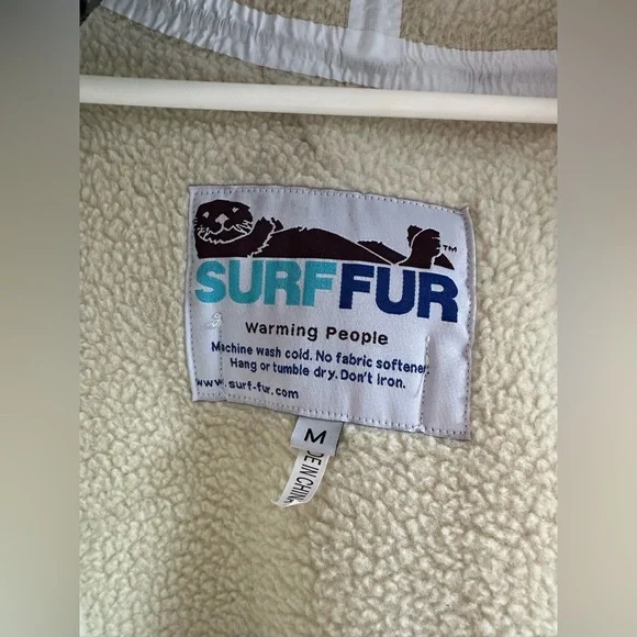 Surf fur Surf check hoodie, size M - Picture 5 of 10